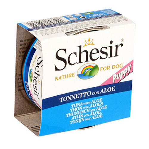 Schesir Schesir Dog Puppy Tuna & Aloe 150 gr.