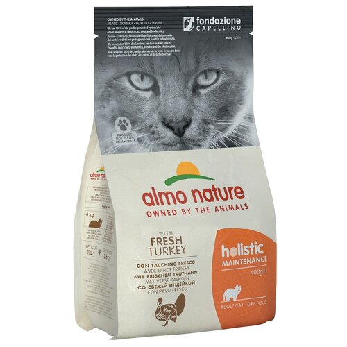 Almo Nature AN Holistic Kat met Kalkoen 400 gr.