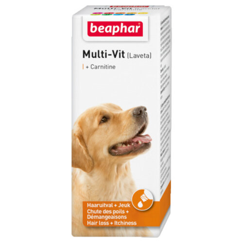 Beaphar Multi-Vit Hond+Carnitine 50 ml.
