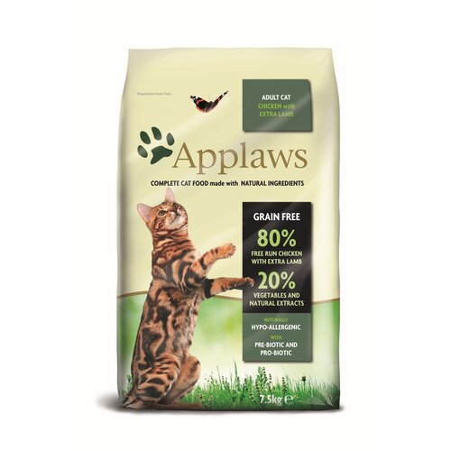 Applaws Hond & Kat Applaws Chicken & Lamb Adult Brokjes   7,5 kg.