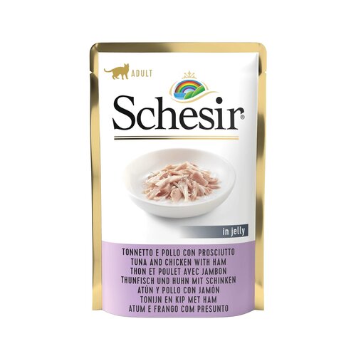 Schesir Schesir Cat Tuna Chicken & Ham 85 gr.