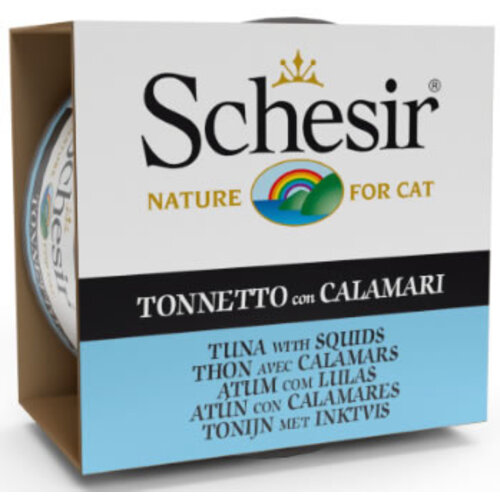 Schesir Schesir Cat Jelly Tuna with Squids 85 gr.