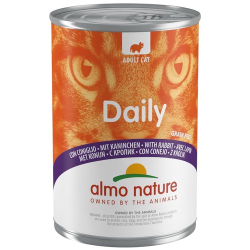 Almo Nature AN Blik Konijn 400 gr.