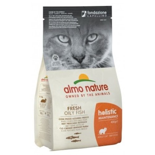 Almo Nature AN Holistic Kat Witvis en Rijst 400 gr.