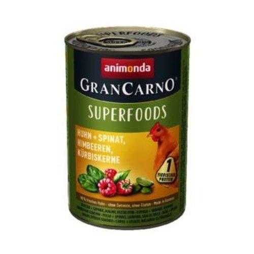 Gran Carno Grancarno Kip & Spinazie 400 gr.