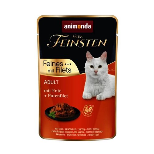 Vom Feinsten Feinsten Pouch Eend+Kalkoenfilet 85 gr.