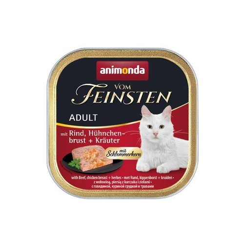 Vom Feinsten Feinsten Cat Gourmet Rund+Kippenborst 100 gr.