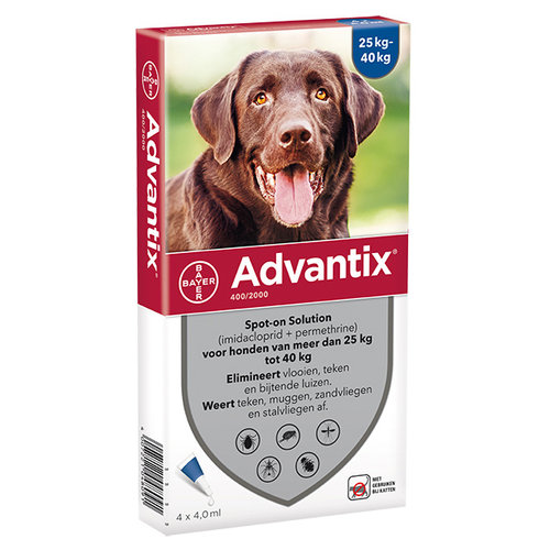 Advantix Advantix 400 > 4 Pipet 4 pip. 25 - 40 kg