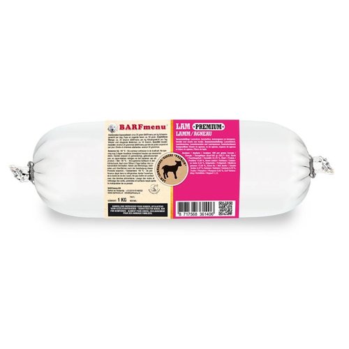 BARFmenu BARFmenu Hond Premium Lam 1 kg.