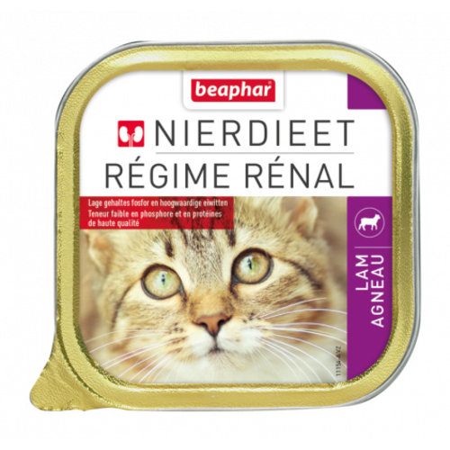 Beaphar Nierdieet Kat Kuipje Lam 100 gr.