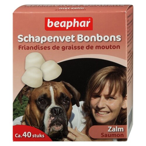 Beaphar Schapenvet Bonbons+Zalm 245 gr.