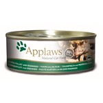 Applaws Hond & Kat Applaws Blik Cat Tuna Fillet & Seaweed. 156 gr.
