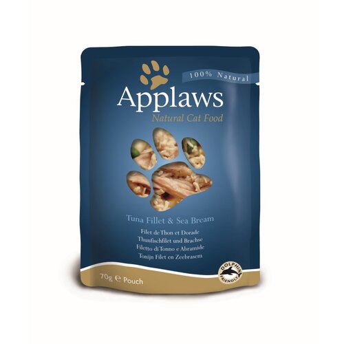 Applaws Hond & Kat Applaws Cat Pouch Tuna & Seabream   70 gr.