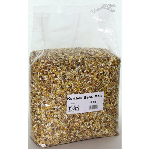 Tijssen goed voor dieren Kortbek Gebr.Mais 5 kg.