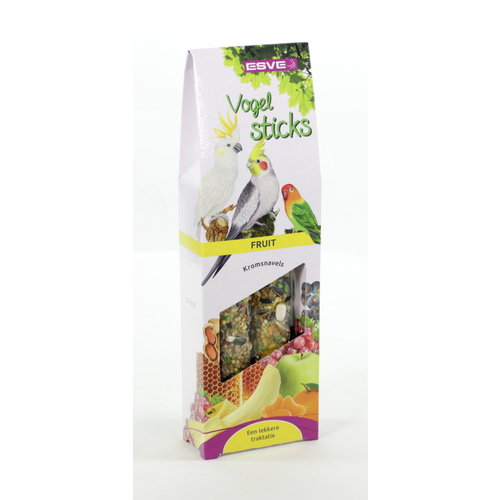 Esve Vogelsticks Agap/gropar Fruit 2 st.