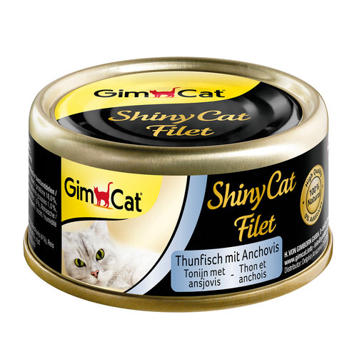 Shiny Cat ShinyCat Blik Filet Tonijn & Ansjovis 70 gr.