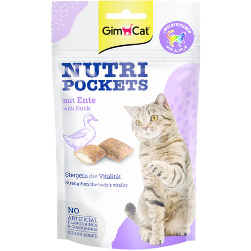 GimCat GimCat Nutri Pockets Eend 60 gr.