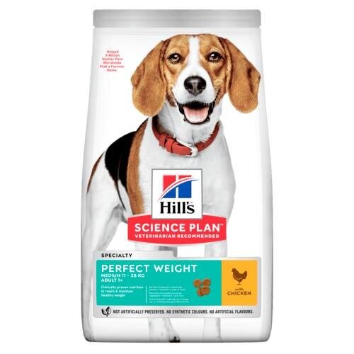 Hills Hills Canine Ad.Perfect Weight Medium 12 kg.