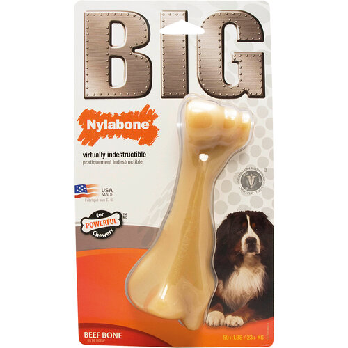 Nylabone Nylabone Big Chew Beef Bone 1 st. boven 20kg