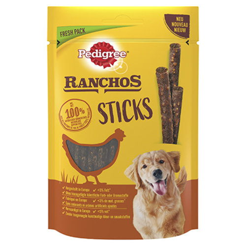 Pedigree Pedigree Ranchos Sticks Kip 60 gr.