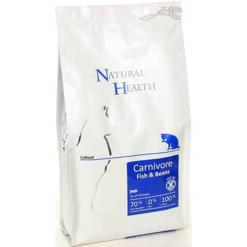 Natural Health Voer NH Cat Carnivore Fish&Beans 2,5 kg.