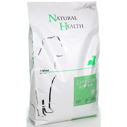 Natural Health Voer NH Dog Carnivore Small Bite 7,5 kg. Small bite