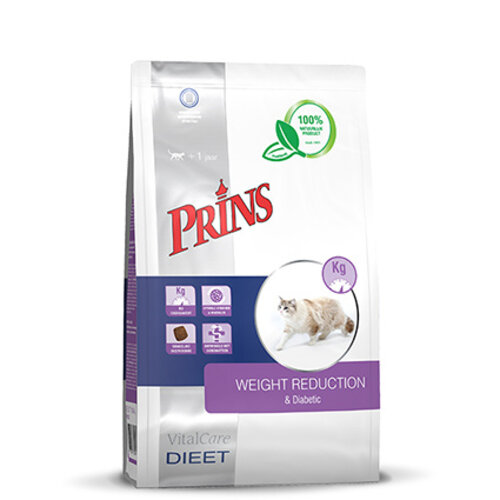 Prins Prins Dieet Cat Weight Reduction Diabetic 5 kg.