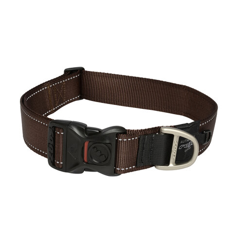 Rogz Beltz Utility Halsband XXL Bruin 1 st. Extra Extra Large