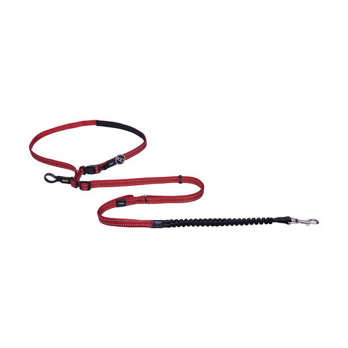 Rogz Beltz Utility Handsfree Lijn M Rood 1 st. Medium