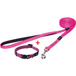 Rogz Beltz Lapz Luna LangeLijn XS Roze+Gratis Halsband 1 st. Extra Small