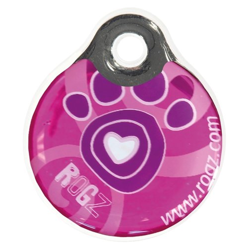 Rogz Passportz IDTag Instant S Pink Paw 1 st. Small