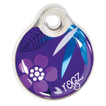 Rogz Passportz IDTag Instant L Purple Forest 1 st. Large