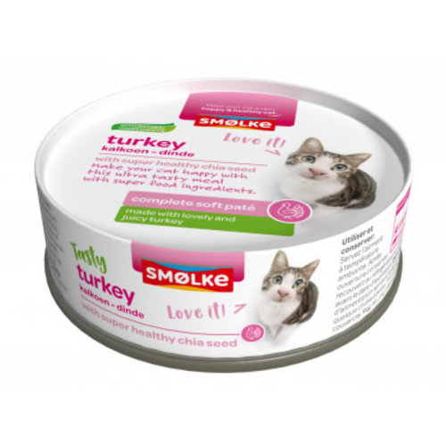 Smolke Smolke Soft Paté Kat Kalkoen 80 gr.