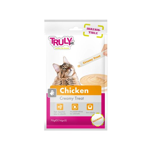 Truly Truly Snacks Cat Lickable Chicken 70 gr.