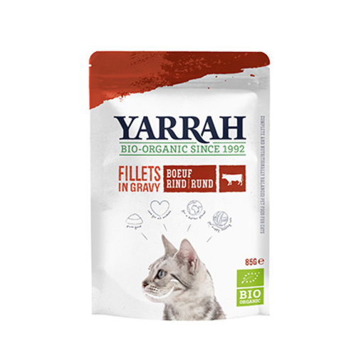 Yarrah Yarrah Kat Pouch Beef in Gravy 85 gr.