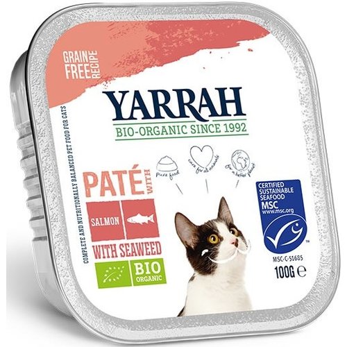 Yarrah Yarrah Kat Alu Pate Zalm/Zeewier 100 gr.