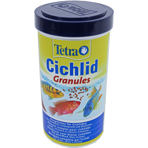 Tetra voeders Tetra Cichlid granulaat, 500 ml.