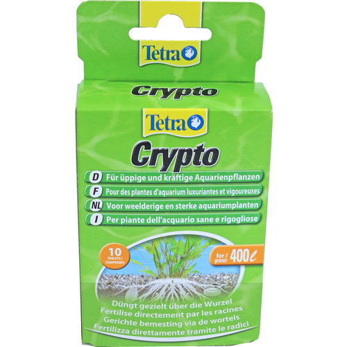 Tetra plant Tetra Crypto, doos à 10 tabletten.