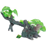 Boon aqua deco Boon Aqua Deco ornament polyresin boomstronk met planten, 42 cm.