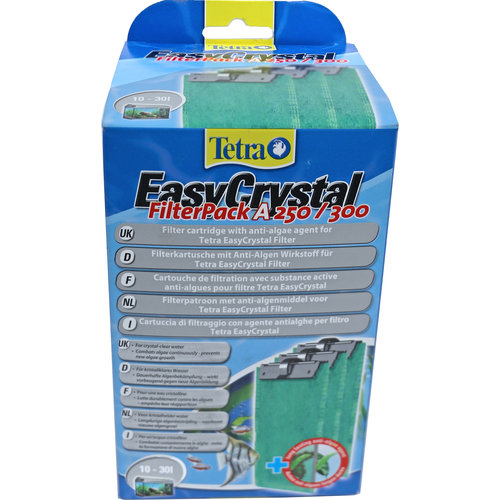 Tetra techniek Tetra Easy Crystal filterpack anti-alg 250/300, voor 10 tot 30 liter.