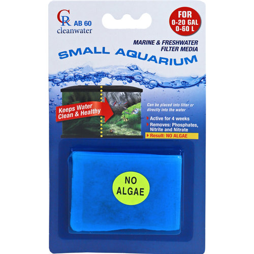 Clean water AB60 op blistercard voor aquarium.