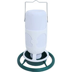 Flesautomaat met plastic pot groen/wit, 1 liter.