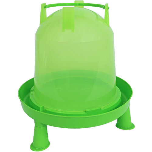 Drinkfontein bajonet/op poot plastic groen, 7 liter.