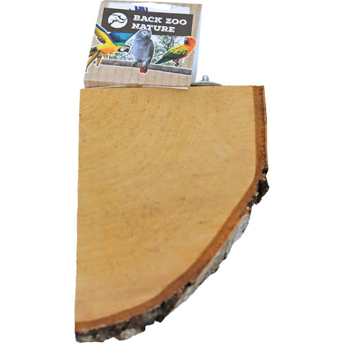 Back Zoo Nature Back Zoo Nature rustplank hout, 1/4 rond.