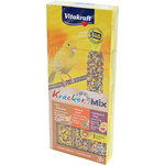 Vitakraft Vitakraft Mix honing/sesam-ei/graszaad-abrikoos/vijg-kräcker kanarie, 3in1.