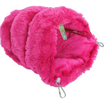 Boon knaagdier slaapzak pluche roze, 25 cm.