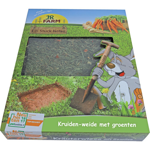 JR Farm JR Farm knaagdier kruidenweide met groenten, 750 gram. 18672