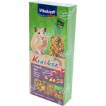 Vitakraft Vitakraft knaagdier druif/noot-kräcker hamster, 2in1.