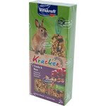 Vitakraft Vitakraft knaagdier druif/noot-kräcker dwergkonijn, 2in1.