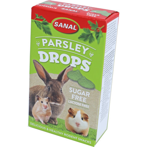 Sanal Sanal knaagdier parsley drops, 45 gram sugar free.